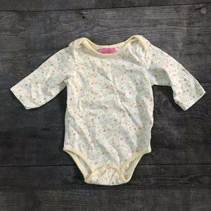 Baby Grand Floral Bodysuit Long Sleeve 6/9 Month